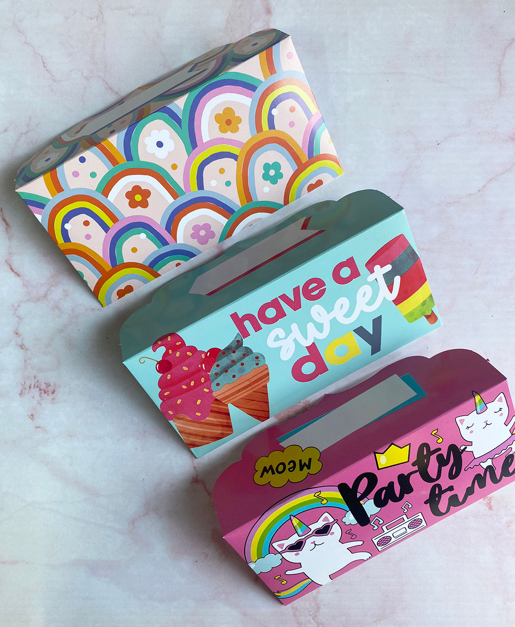 SOBRE BILLETES ICE CREAM C/12