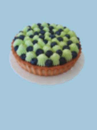 Pistachio Berry Tart