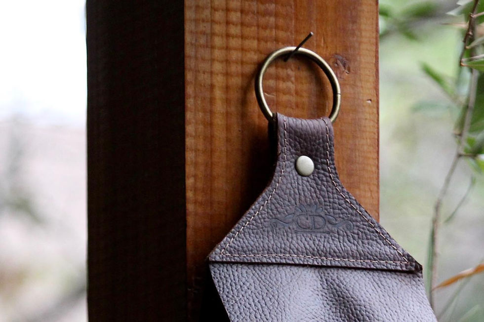 Miniatura: Porta vinos de cuero