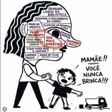A MÃE NÃO QUER BRINCAR (EIS AQUI O MOTIVO)
