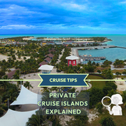     Private cruise island beach stop included on Caribbean cruise itineraries