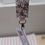 Thumbnail: Keyring Tag - Pink and Brown