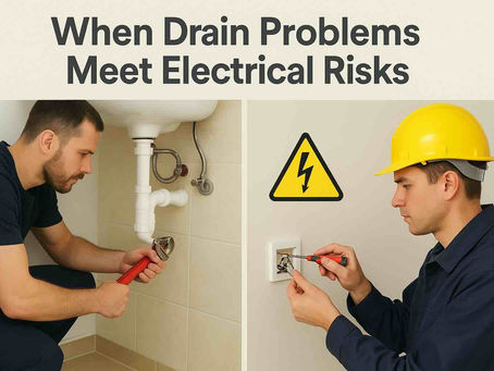 When Drain Problems Meet Electrical Risks: Why Home Maintenance Should Cover More Than Just Pipes