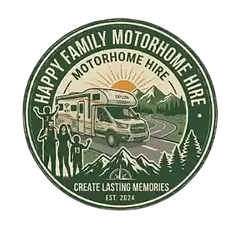 Happy Family Motorhome Hire Glasgow – luxury motorhome and campervan rental logo Scotland