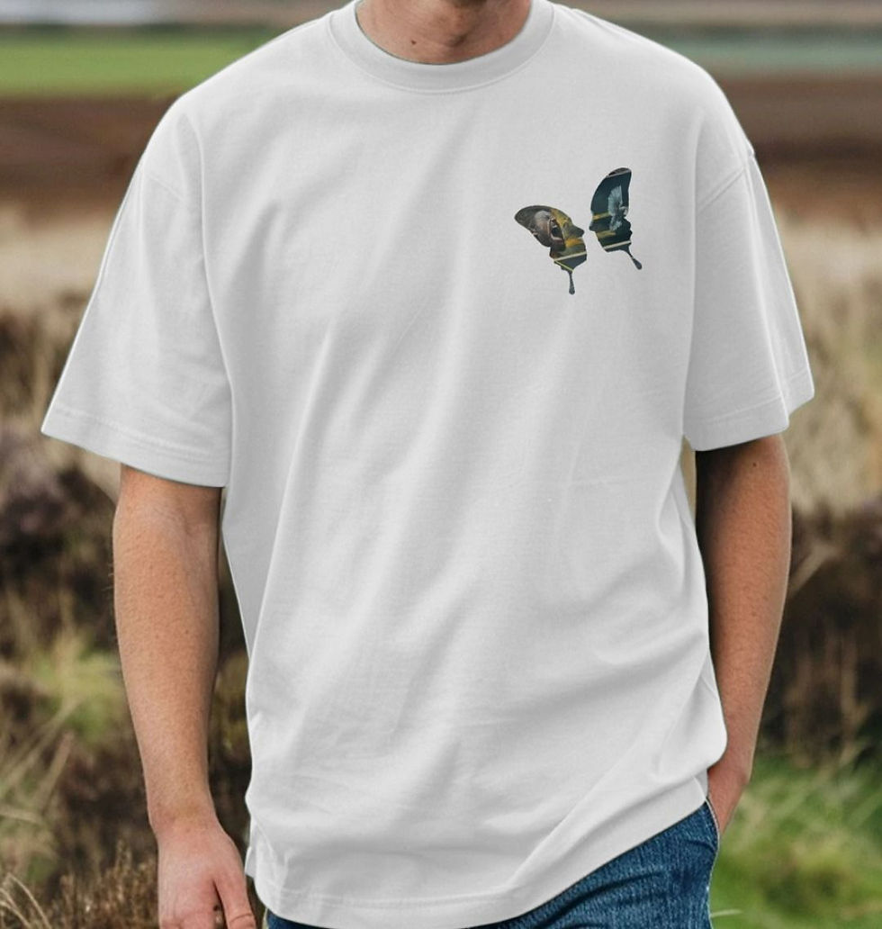Thumbnail: Spitting Feathers Big Heart TShirt