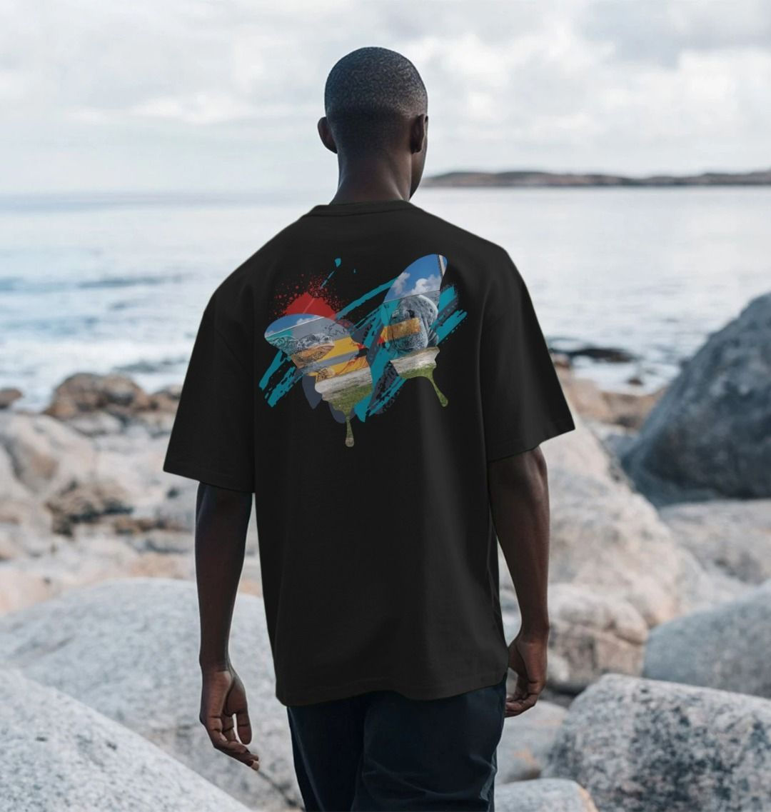 Below the waves' Big Heart TShirt