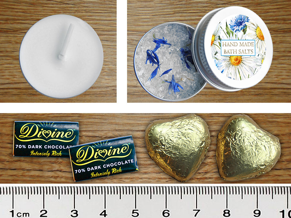 Thumbnail: Birthday "Moment of Calm" pamper gift, Cornflower & Daisies Gift Bag