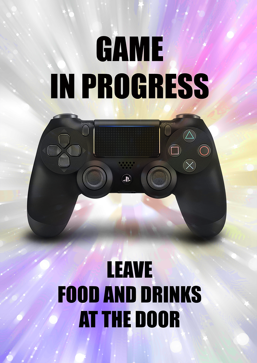 Thumbnail: "Game in Progress" Playstation Gamer Wall Art, Gaming Print