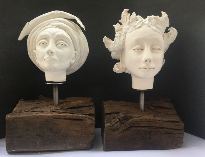 Two pieces finished with nine pieces to go....