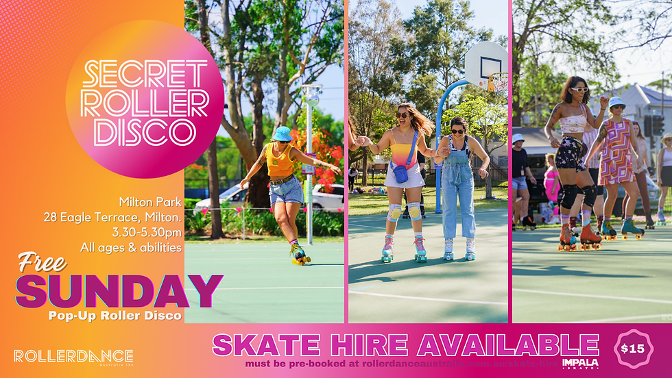 Free Pop Up Disco - Sunday Sunset Skate