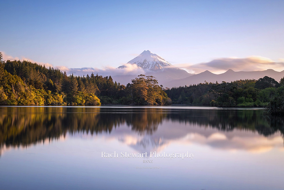 Lake Mangamahoe Mount Taranaki
