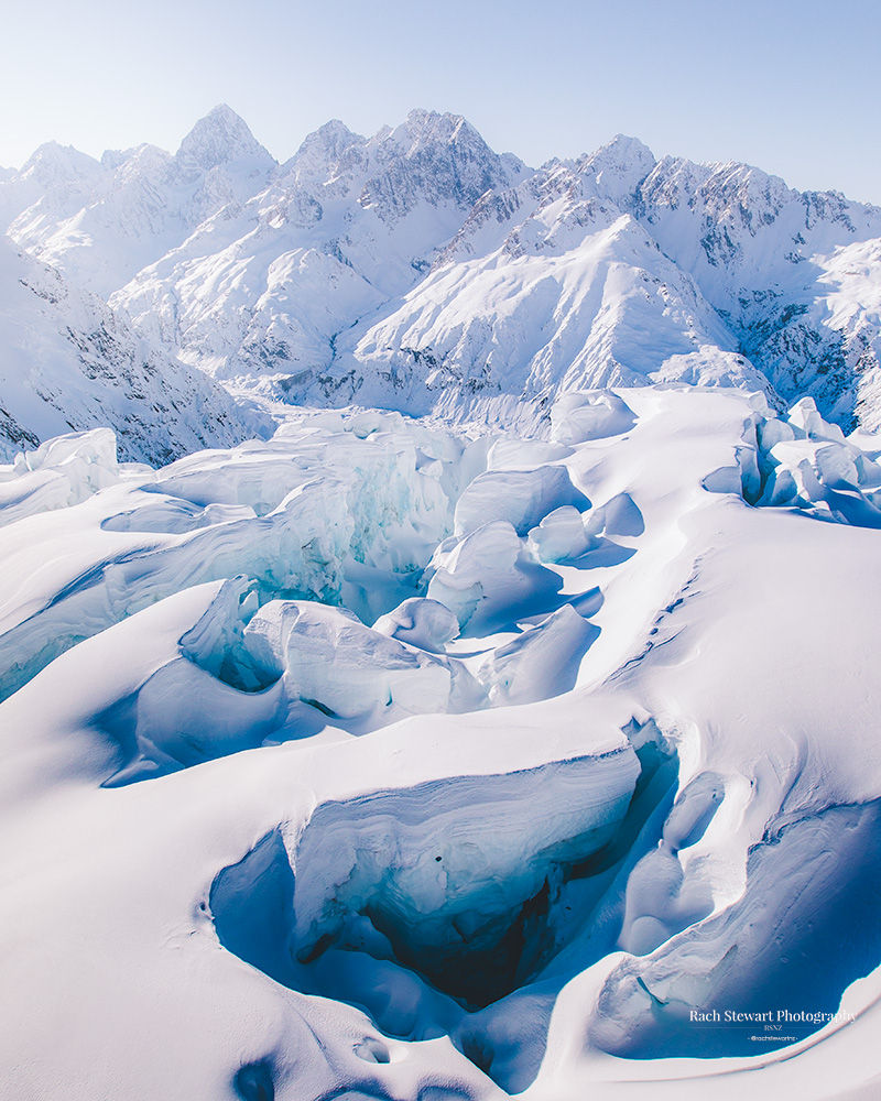 Hochstetter Icefall Mount Cook New Zealand