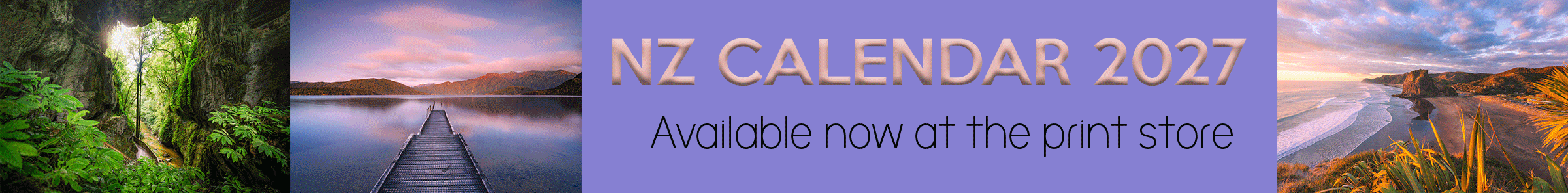 new zealand calendar 2027 photography rach stewart