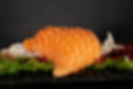 Salmon sashimi
