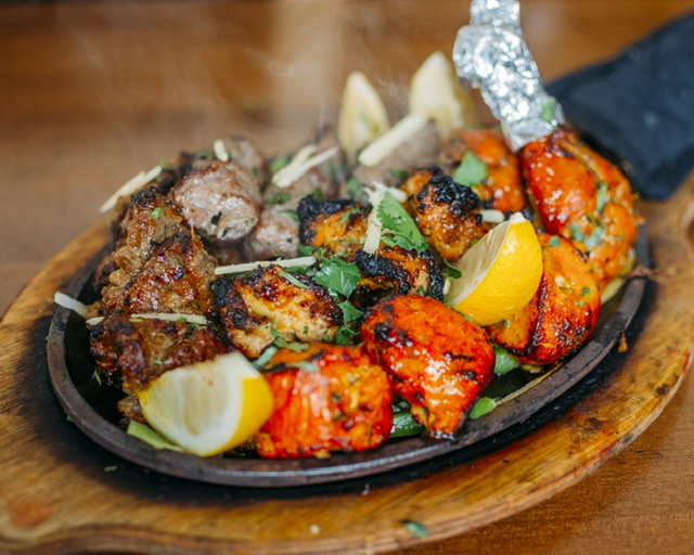 Arranged Food and Objects