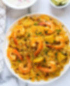 93. Crevetten Biryani