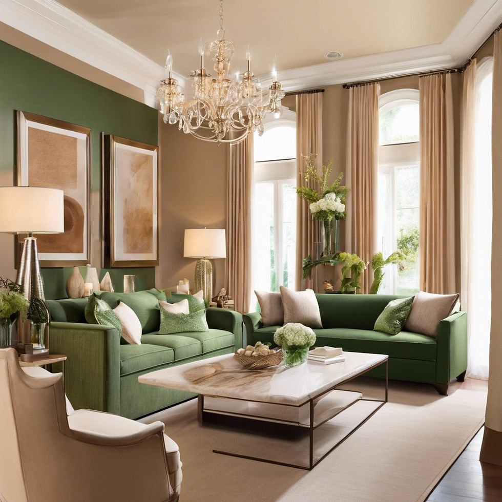 Pair with beige and greens to make your space livable while looking luxurious.