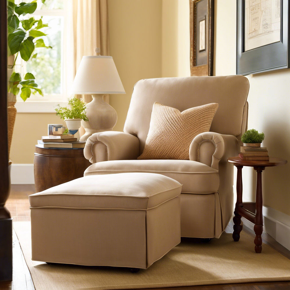 Fabrics like soft velvet make for a comfy chair for reading.