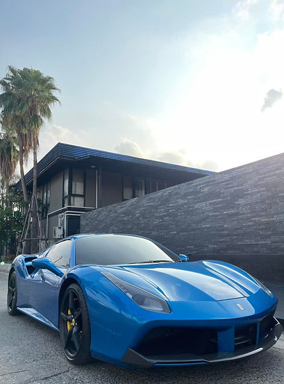 Ferrari 488 spider ปี2017 สีพิเศษ blue corsa เพียง 21,900,000 บาท_pic.01