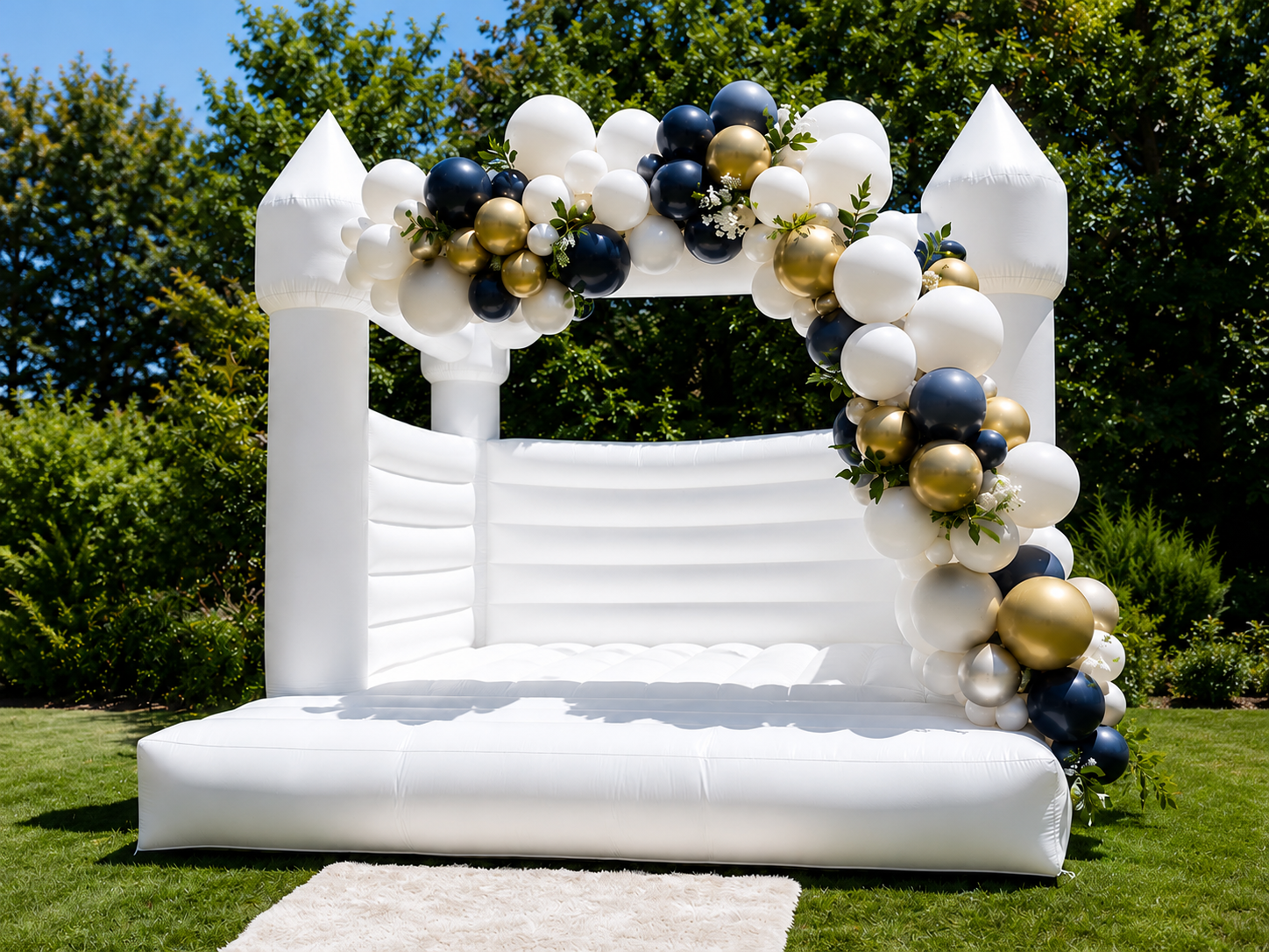 White Bounce house