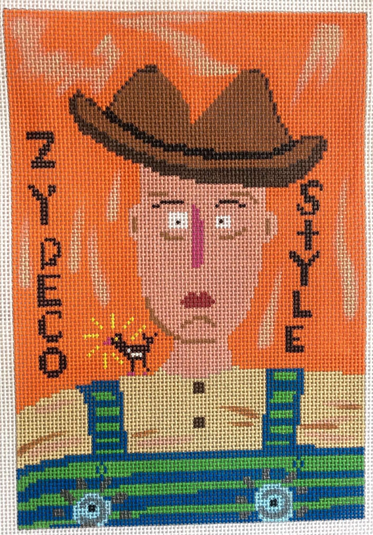 Zydeco Style Needlepoint Terry Gaskins