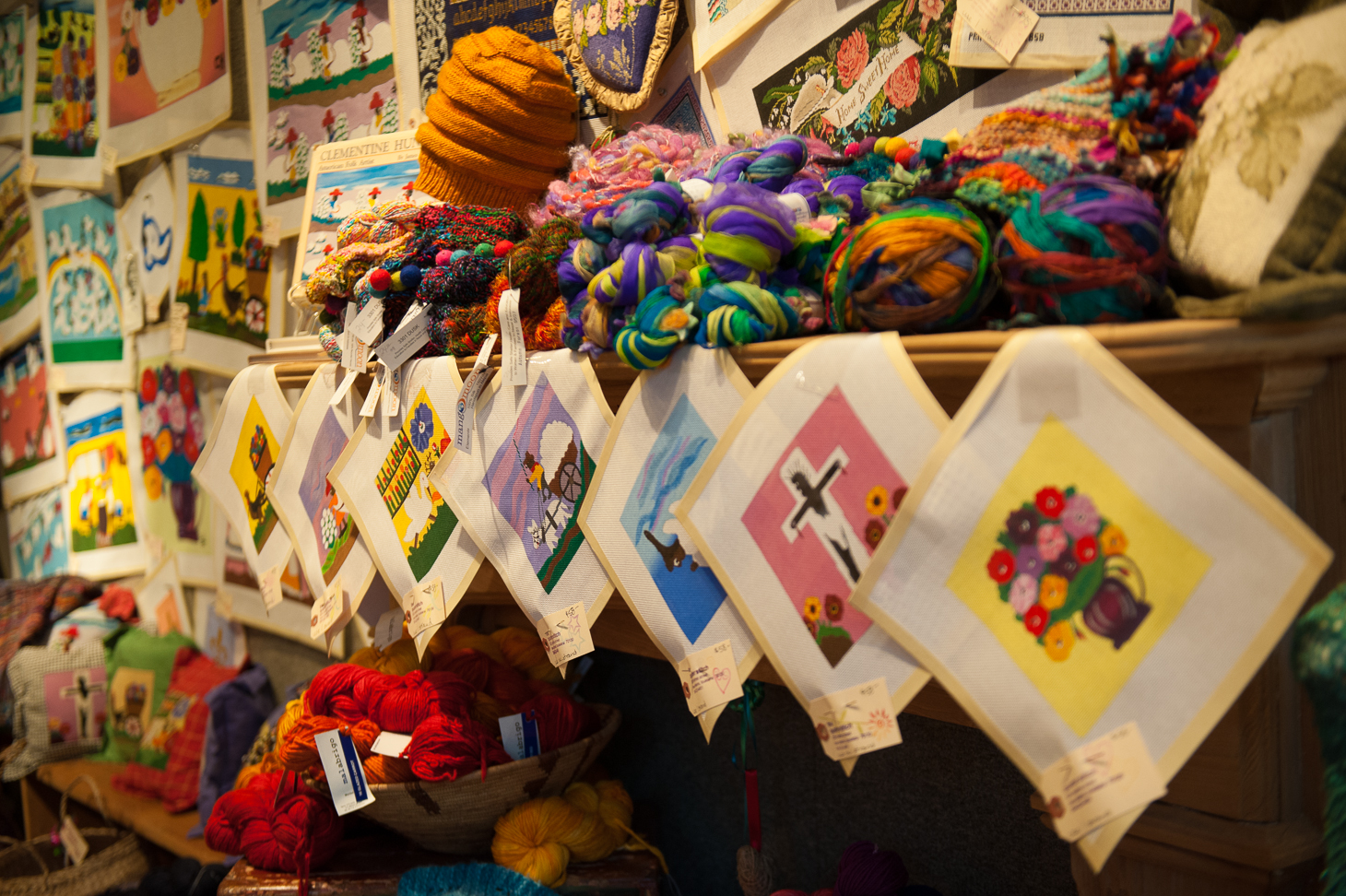 Clementine Hunter quarterstitch