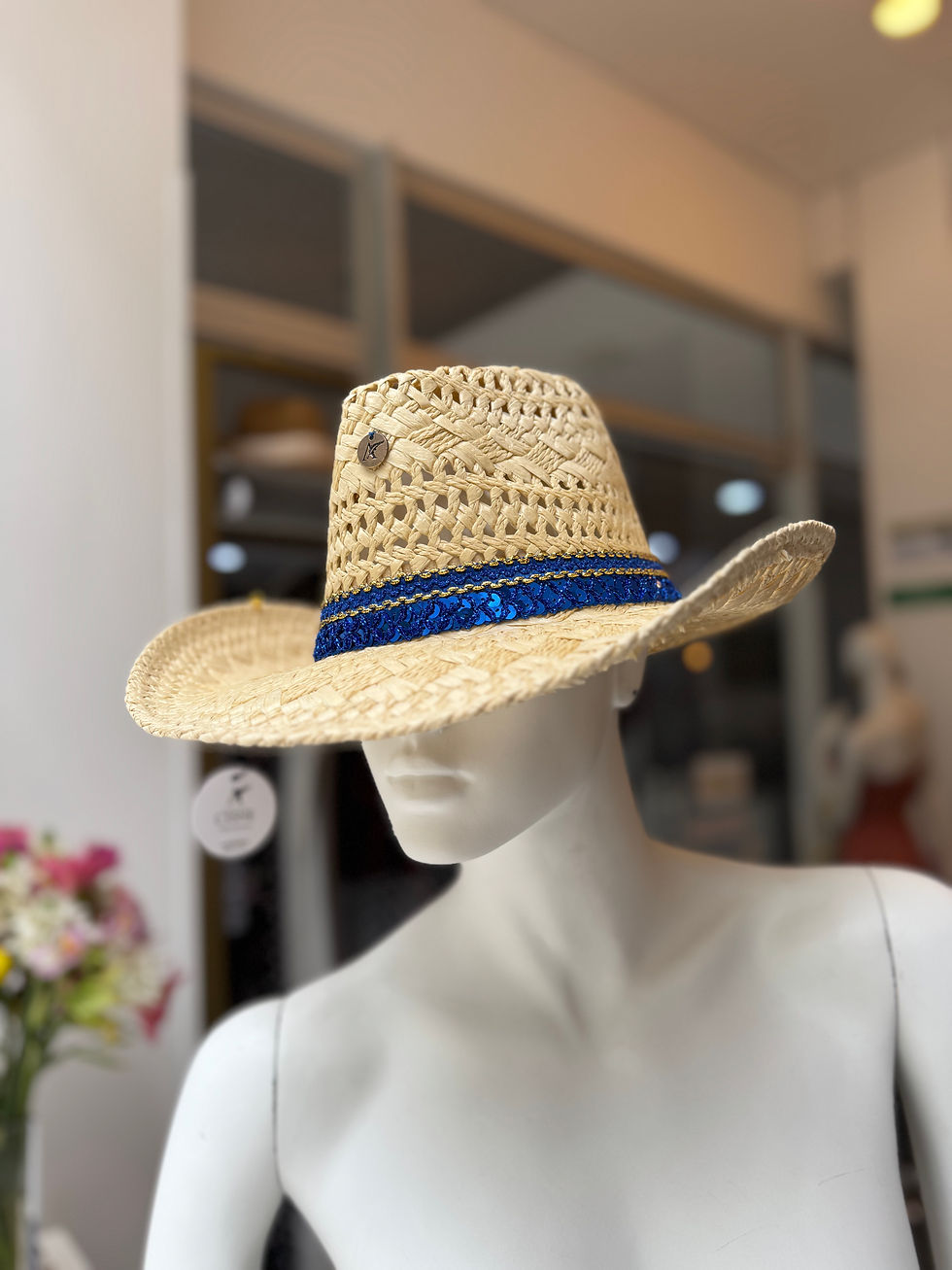 Miniatura: Sombrero en Paja ajustable 
