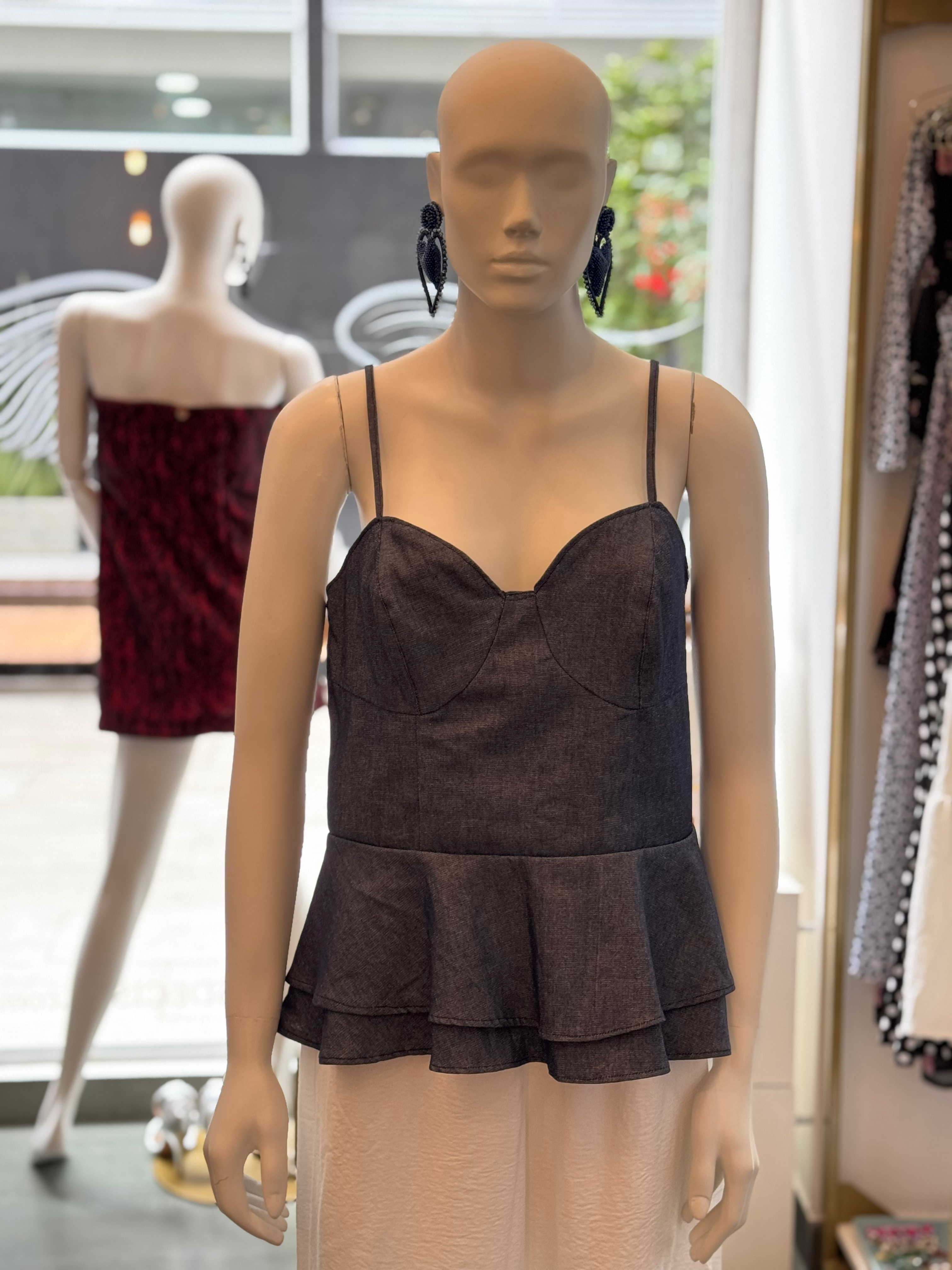 Blusa Jean Boleros