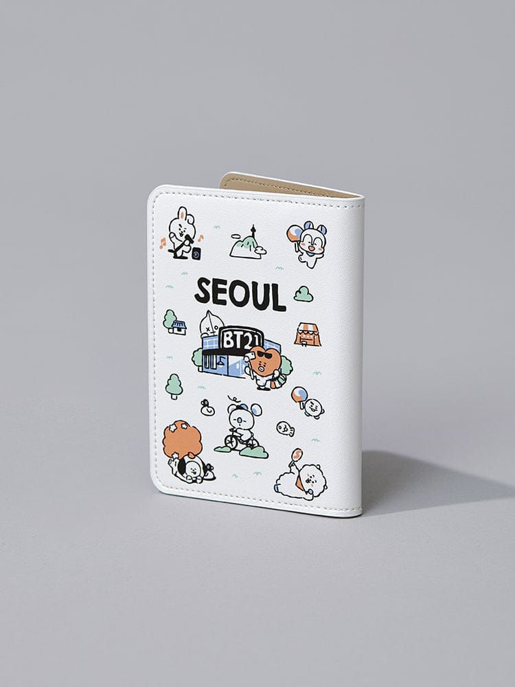 Miniatura: Porta PASSAPORTE bt21 branco SEOUL