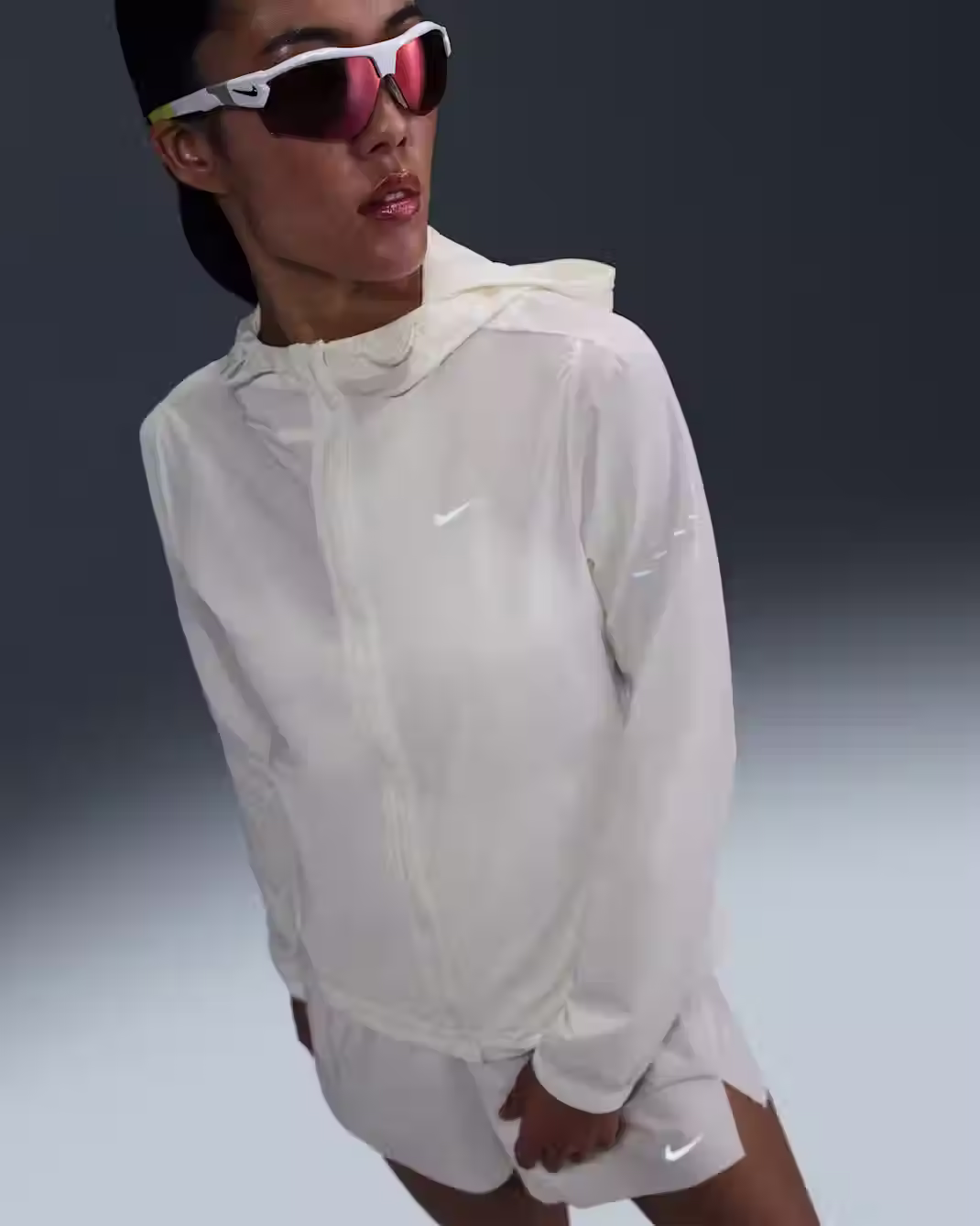 Jaqueta de corrida feminina dobrável Repel
