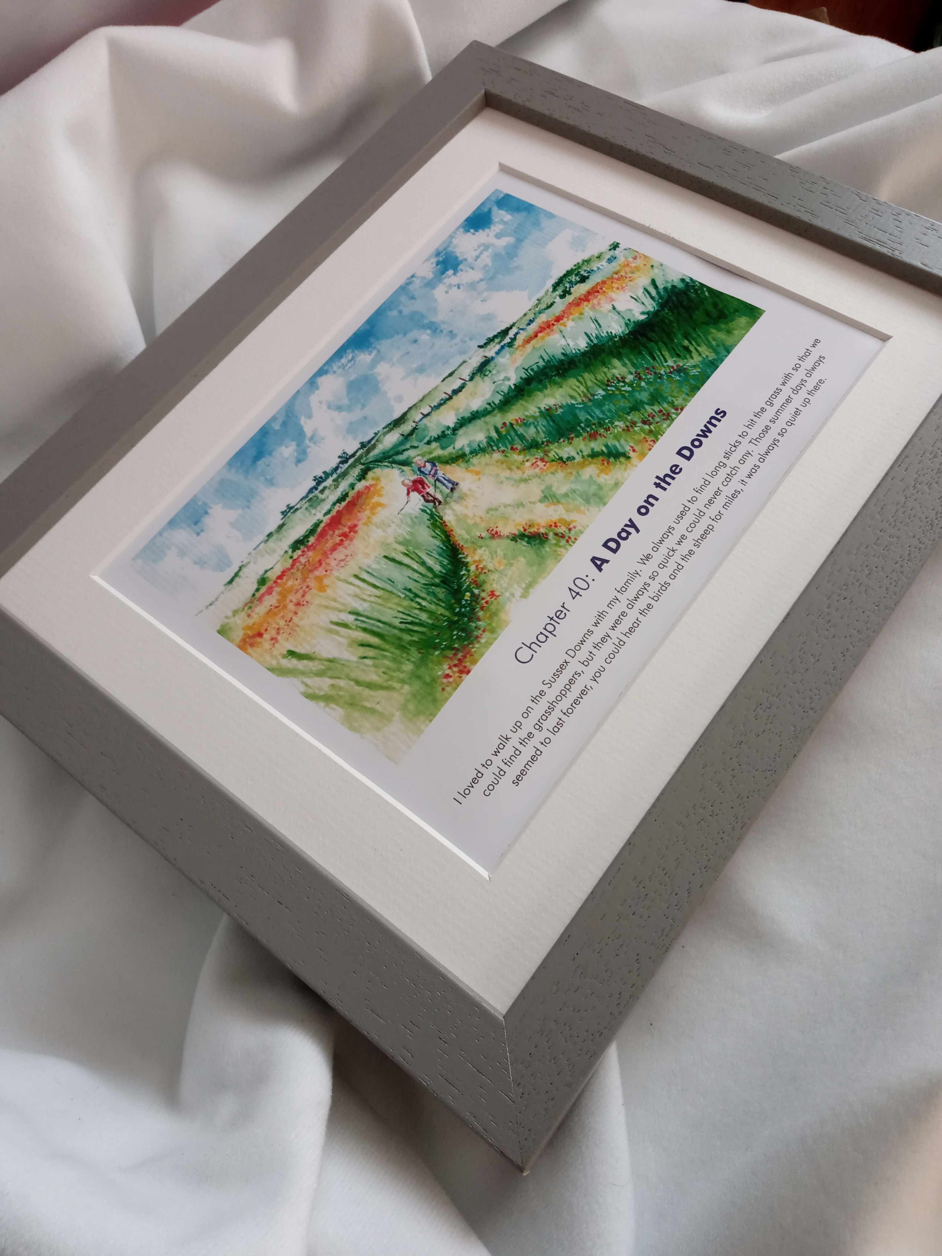 A Day on the Downs with a story