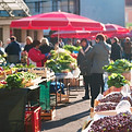 Food Market Crowd