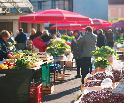 Outdoor Market Scene