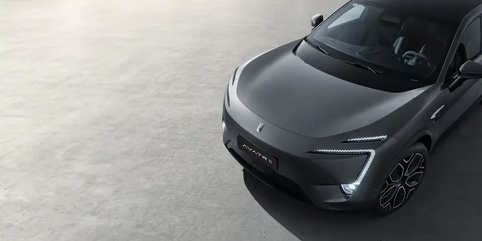 אוואטר 11 רכב יוקרה חשמלי מבט מקרוב