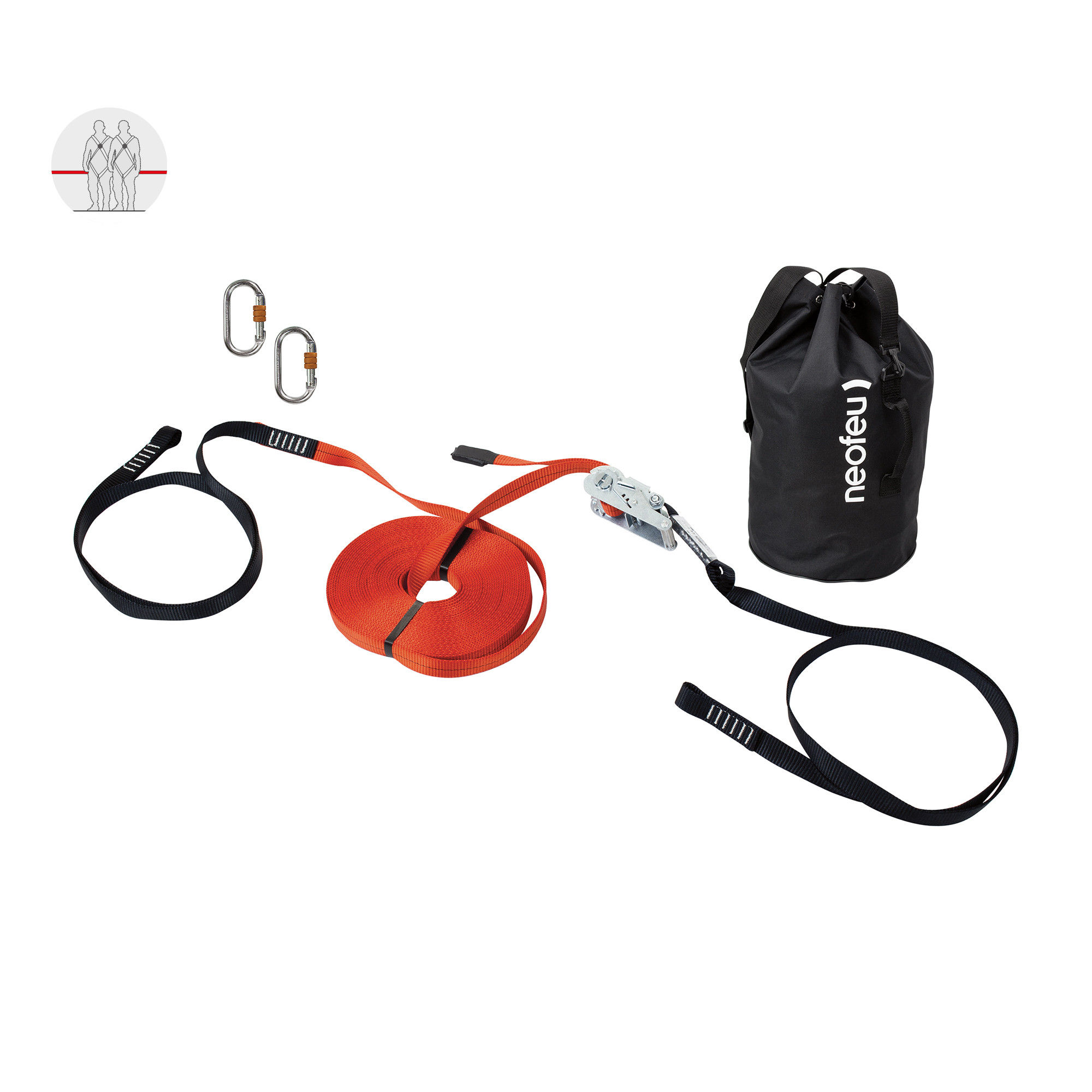 LIGNE DE VIE MOBILE TEMPO 2 - TIRANT D'AIR 7M NEOFEU NLDVM/2