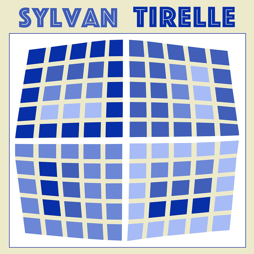 Album cover of Sylvan Tirelle's "Omni-Gatherum," capturing the essence of the album's dynamic and colorful instrumental journey through its vibrant and artistic design.