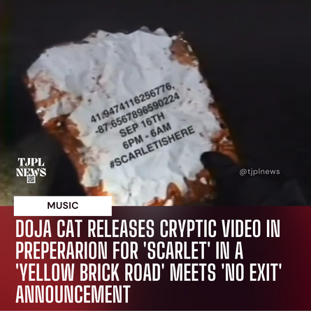 Doja Cat's Album 'Scarlet' - The Wait Is Nearly Over thanks To Cryptic Video