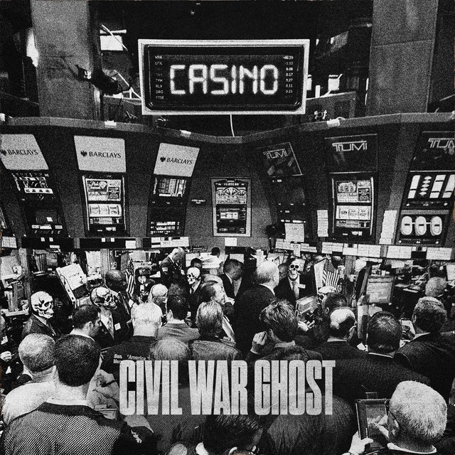 Cover Art: "Casino" single cover featuring a chaotic trading floor