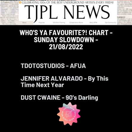 SUNDAY SLOWDOWN- 21/08/2022