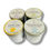 Thumbnail: Four candle tins labelled Calming Canines, Soothing Sniffs, Tranquil Tails and Whispering Woofs  in various scents, 350mls