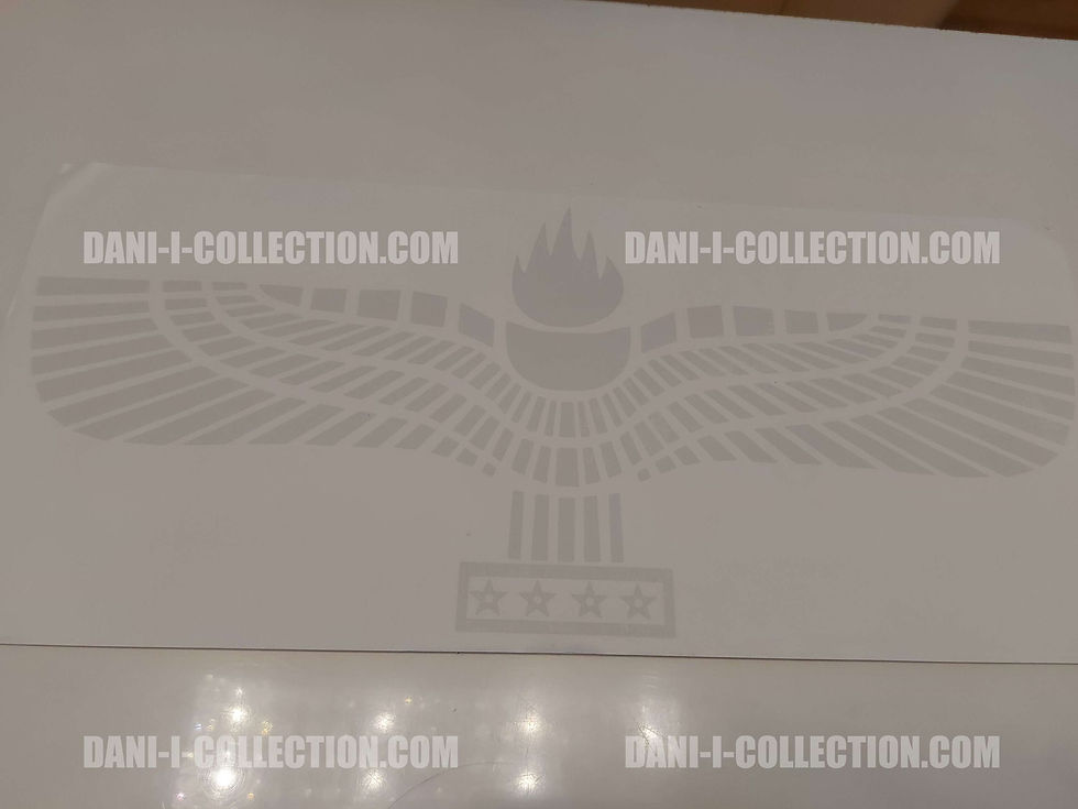 Miniatyrbild: Syrianska örnen -  Stor klistermärke för bil