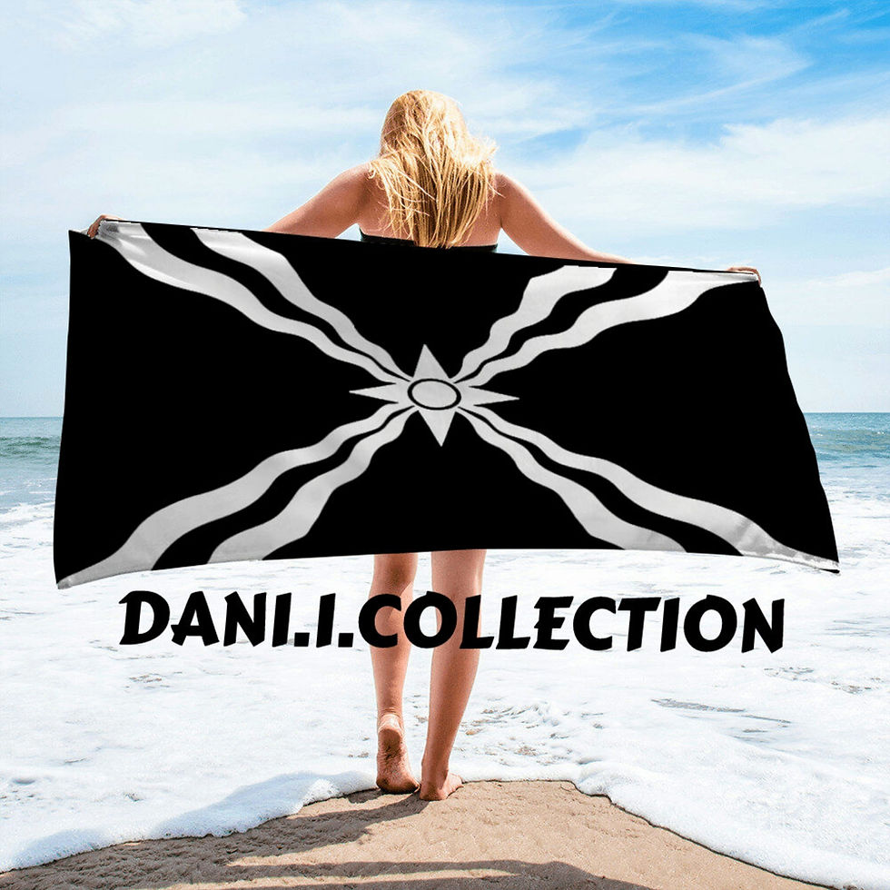 Thumbnail: Assyrian bath towel black / white