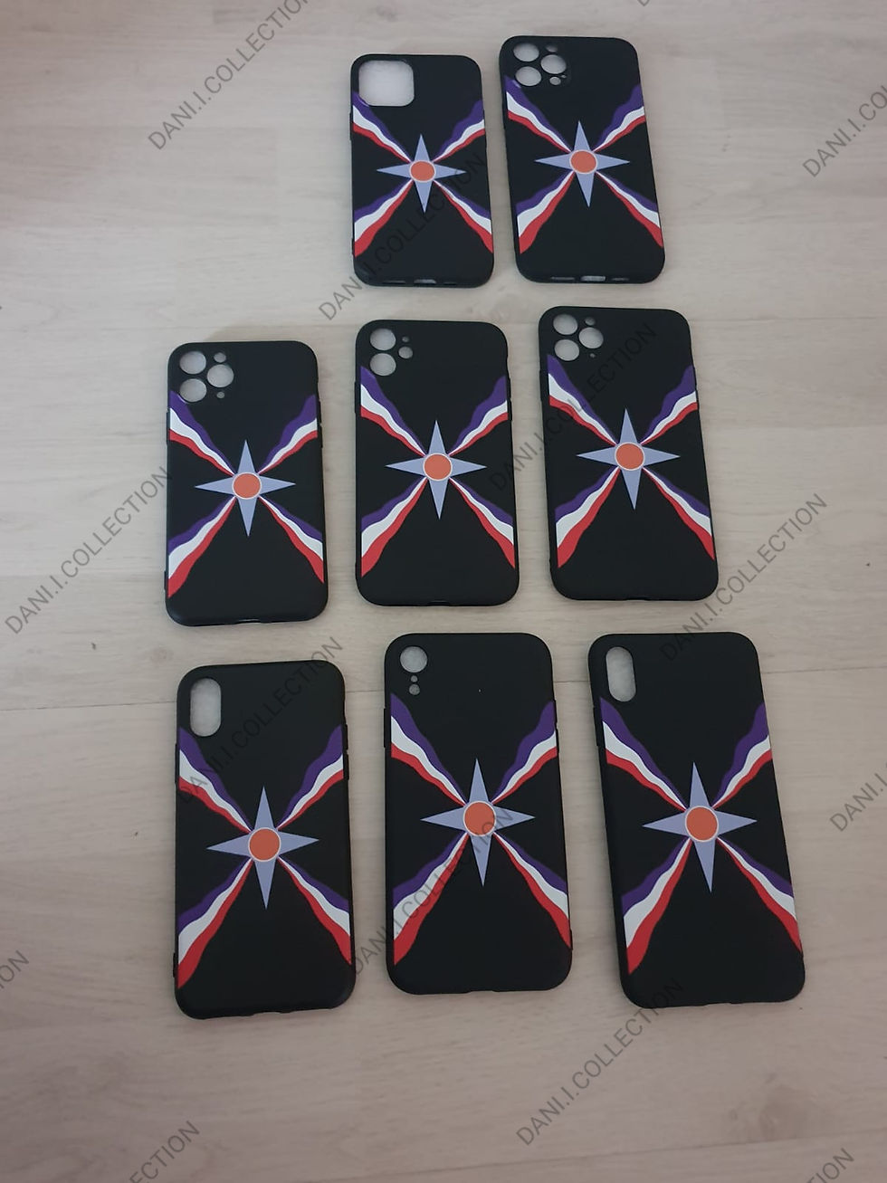 Thumbnail: Assyrian flag (color) - iPhone case