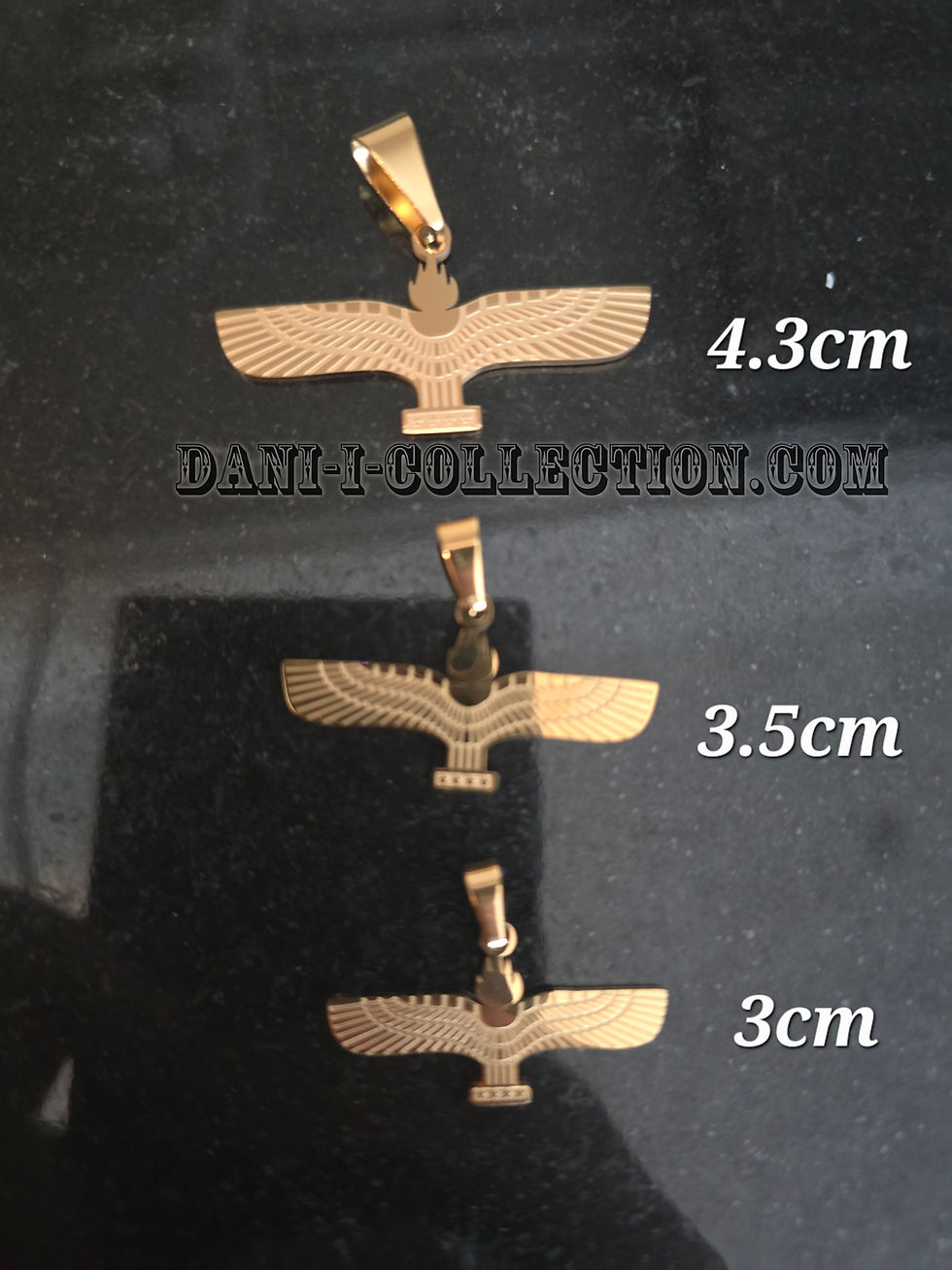 Thumbnail: 4.3cm Örn  Syrianska halsband med cordell kedja