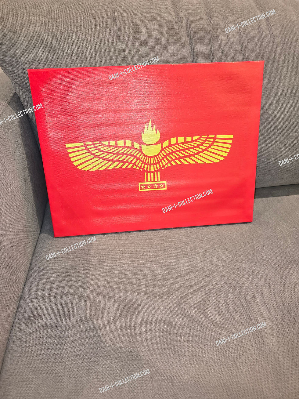 Miniatyrbild: Canvas tavla med ram Syrianska 30x40cm