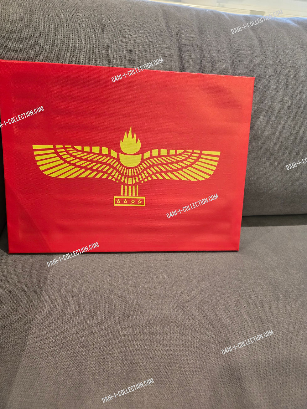 Miniatyrbild: Canvas tavla med ram Syrianska 30x40cm