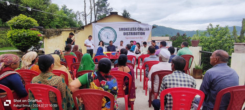 Community meeting with AmritaDeviFoundation