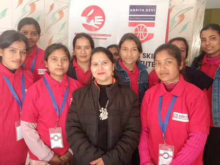 "Bhikiyasen - Computer Center - Batch 13 -Empowering Women Through Computer Education: The Impact of Amrita Devi Foundation's Computer Operator Training"