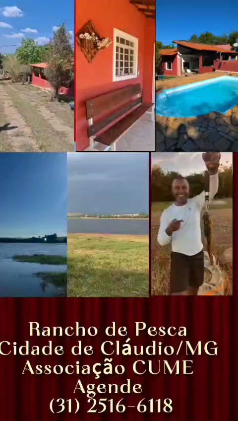 FAÇA SUA RESERVA, RANCHO DE PESCA DA ASSOCIAÇÃO CUME
