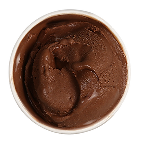 sorvete de chocolate